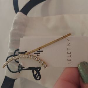 Lelet NY Swarovski crystal hair pin NWT